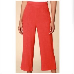 Lulus Red/orange capri pants